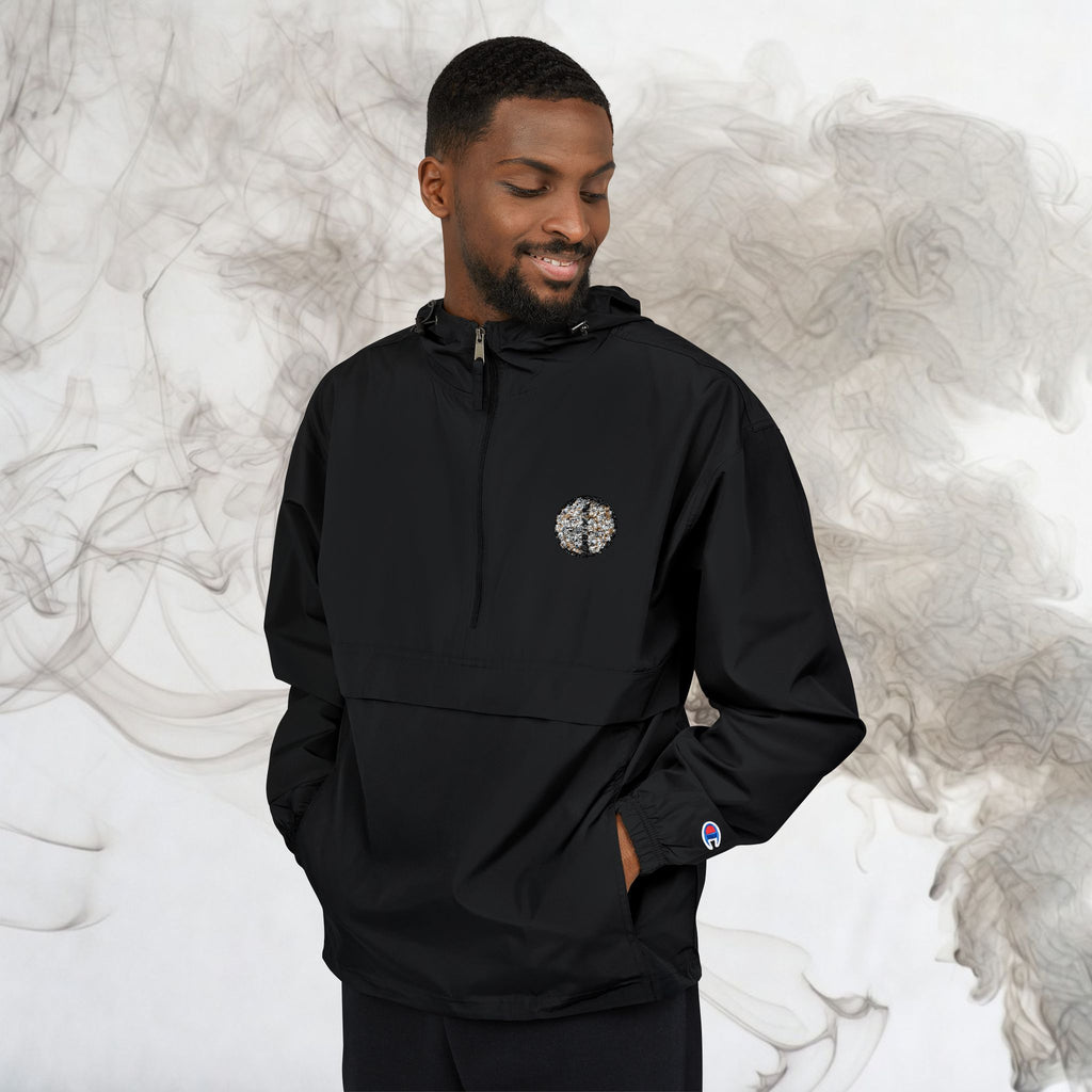 Show Some Ash - Black Packable Anorak Jacket