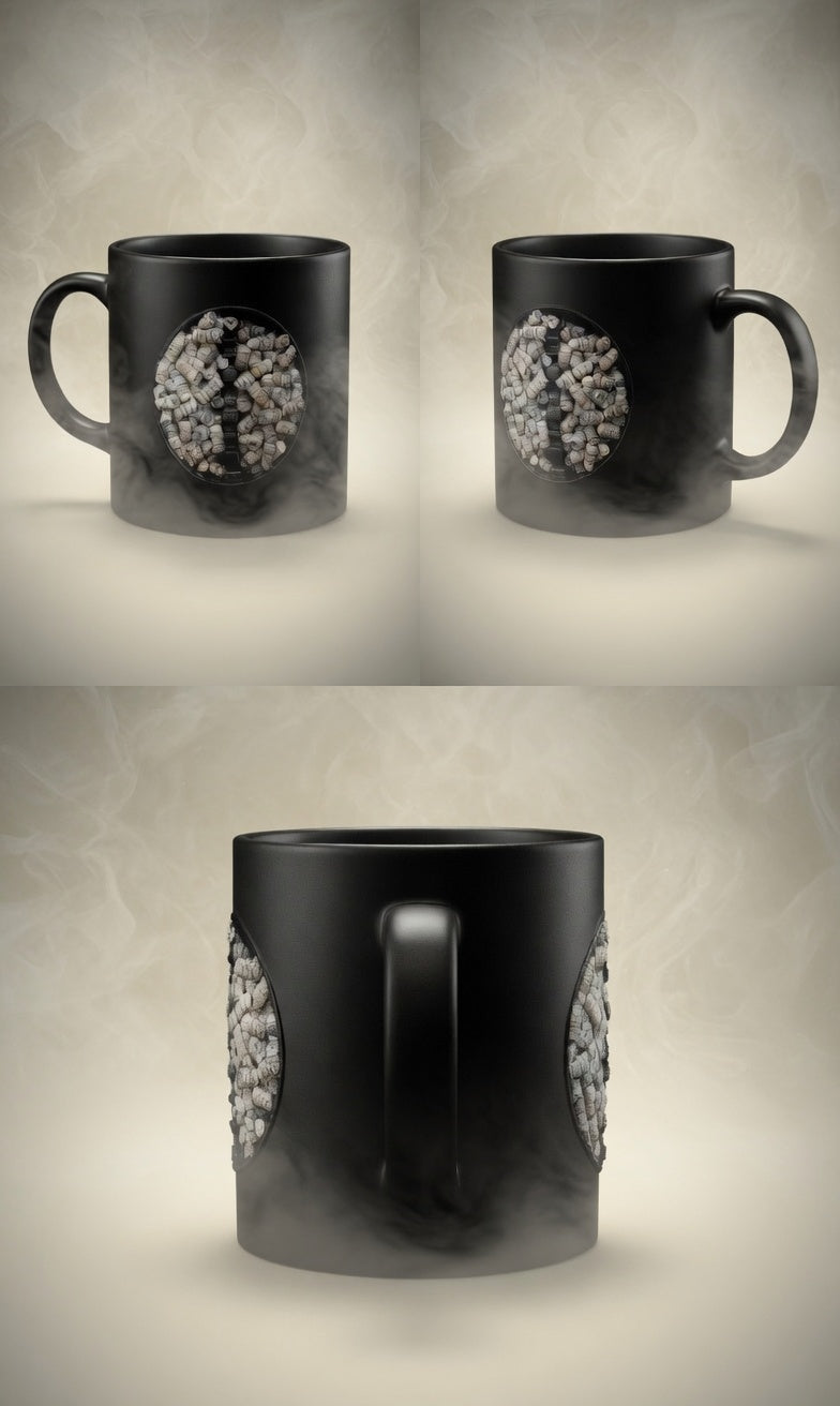 Show Some Ash - 11oz Black Ceramic Coffee Mug