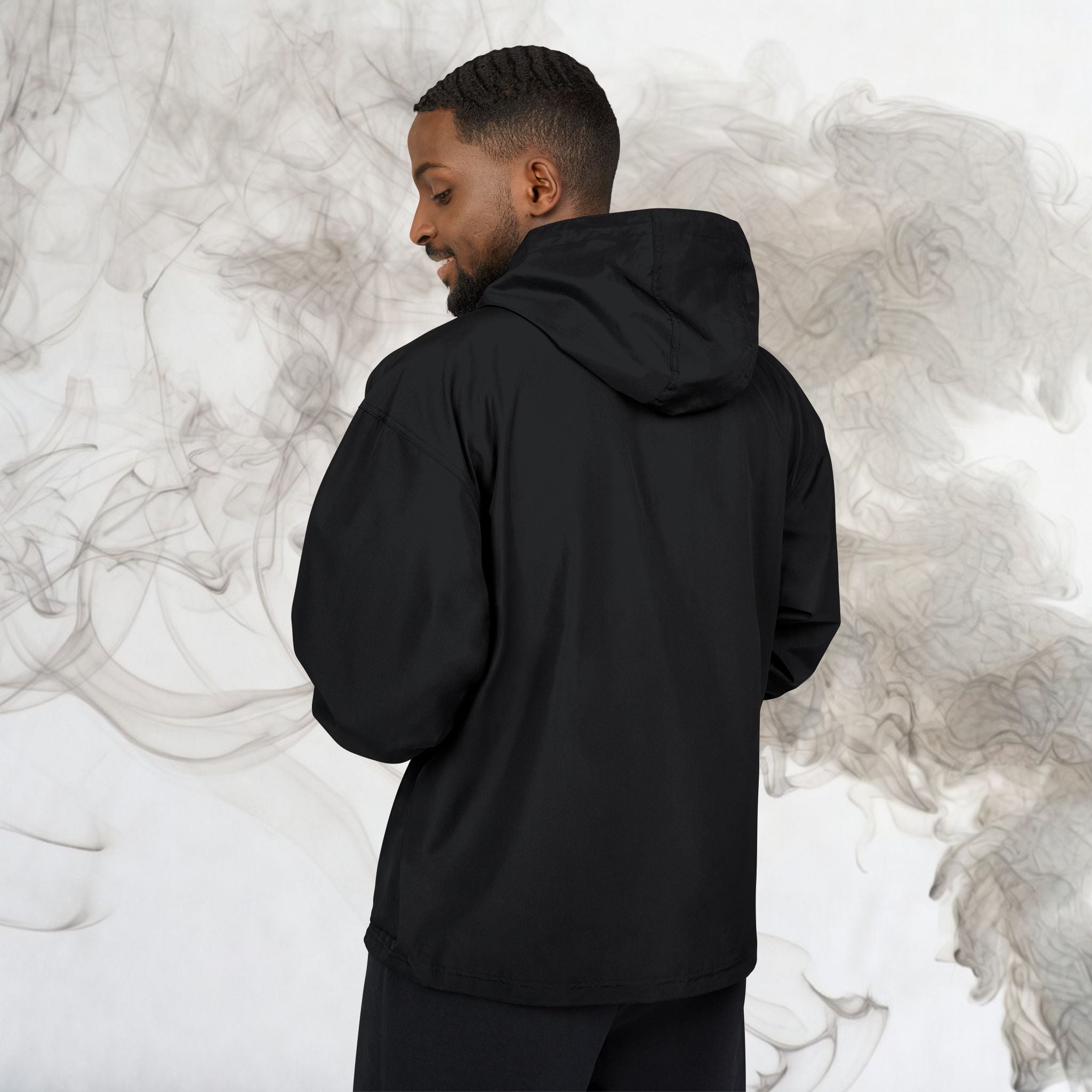 Show Some Ash - Black Packable Anorak Jacket